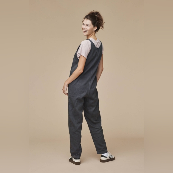 Jungmaven button front jumper jumpsuit coyote L - Picture 7 of 9